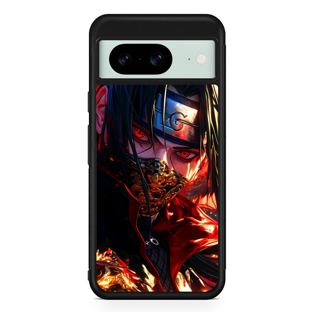 Itachi Uchiha Using a Mask Google Pixel 8 Case | Durable Protective Cover for Google Pixel 8
