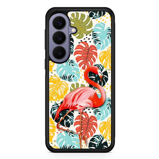Flamingo Stand in Beauty Samsung Galaxy S26 Case | Durable Rubber Case for Samsung Galaxy S26