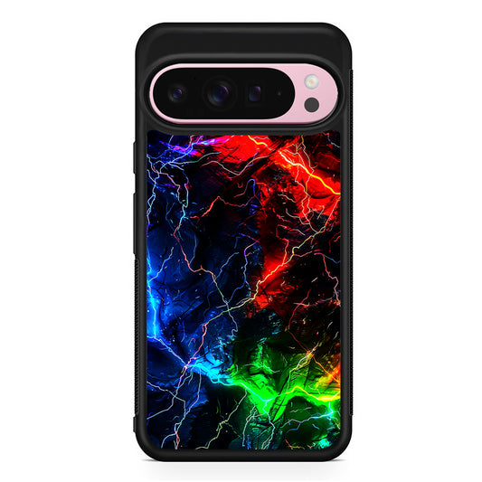 Lightning Strike at Night Google Pixel 9 Pro XL Case | Protective Cover