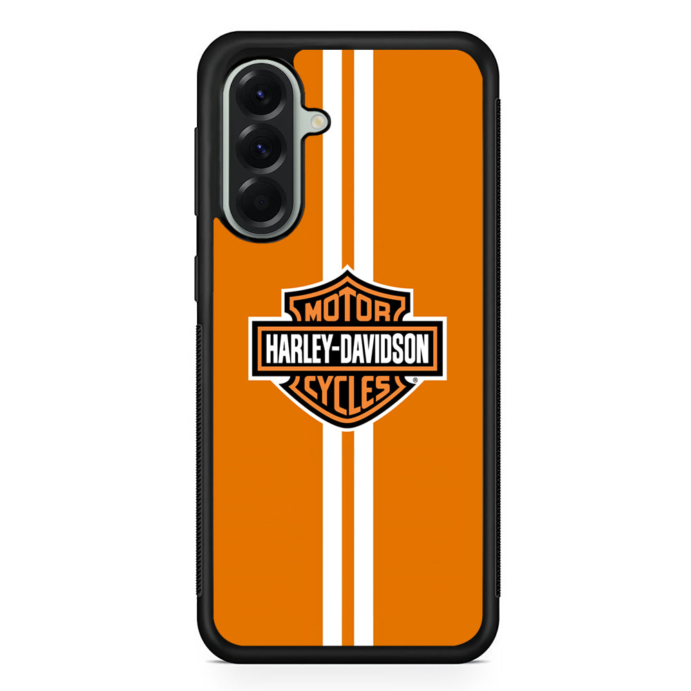 Harley Davidson Orange Touch Samsung Galaxy A56 Case | Durable Samsung Galaxy A56 Cover