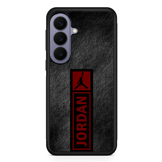 Air Jordan Grey Abstract Samsung Galaxy S26 Case | Slim Protective Rubber Case for Samsung S26