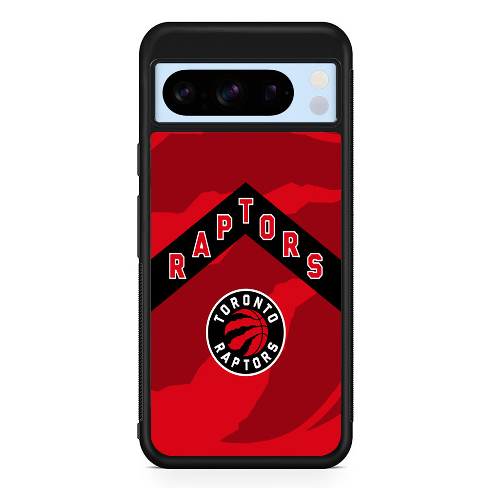 NBA Toronto Raptors Red Google Pixel 8 Pro Case | Slim Rubber Case for Google Pixel 8 Pro