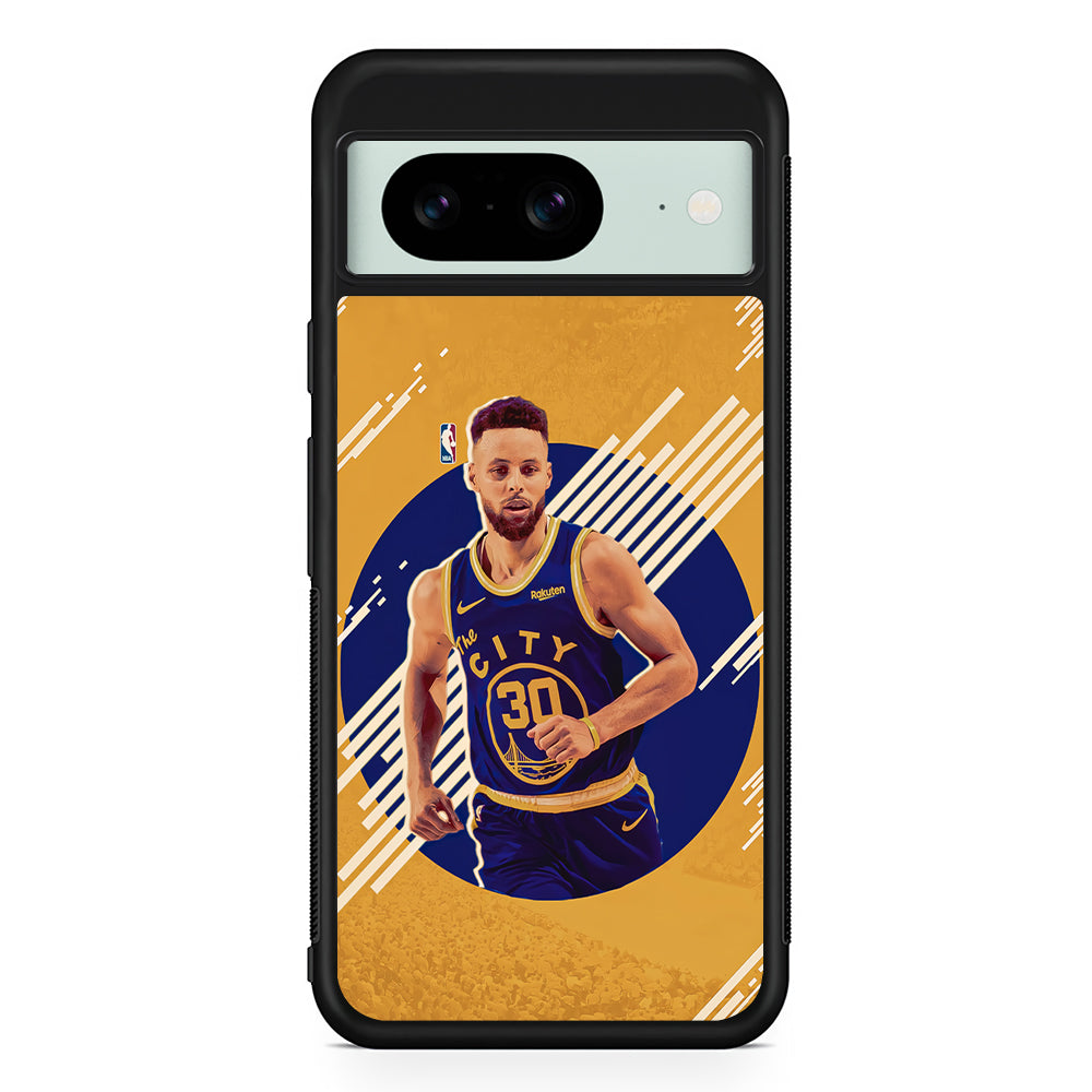 Stephen Curry Basketball Player Google Pixel 8 Case | Durable Protective Cover for Google Pixel 8
