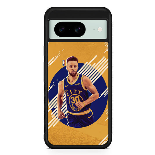 Stephen Curry Basketball Player Google Pixel 8 Case | Durable Protective Cover for Google Pixel 8