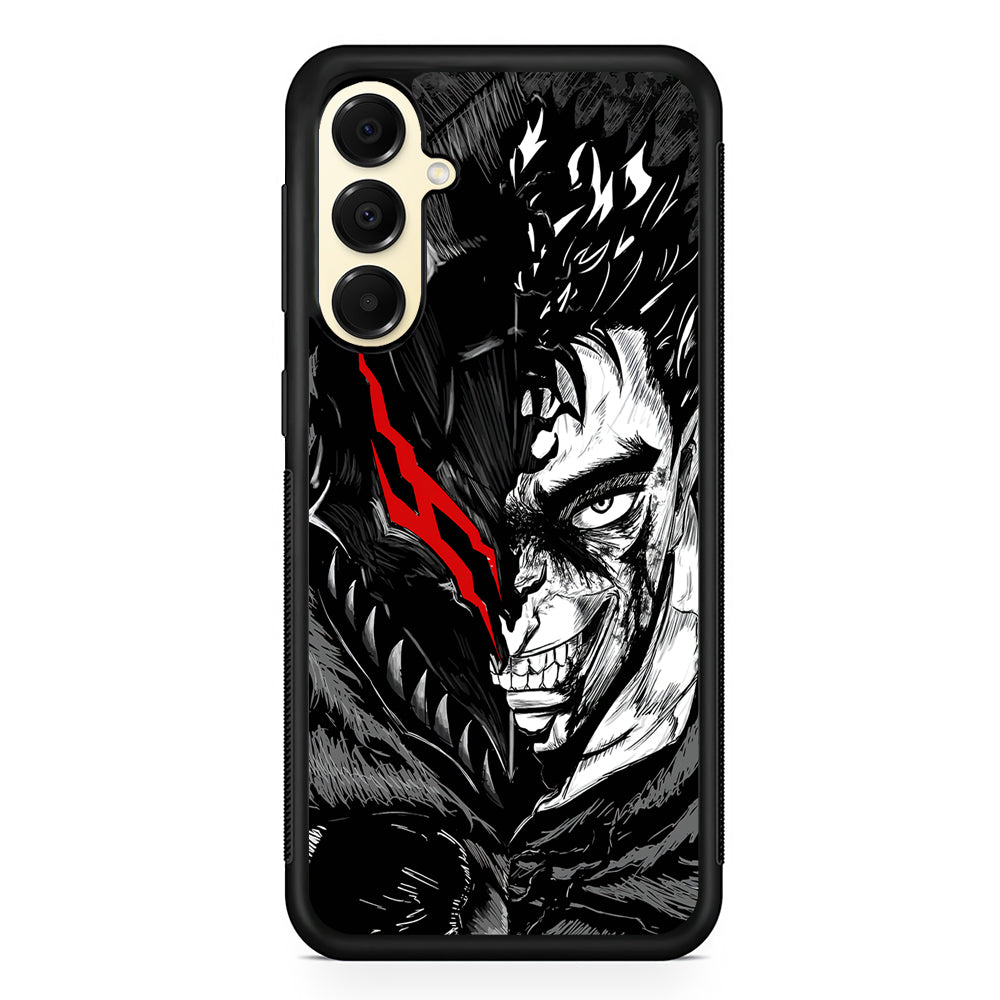 Guts Berserk Face Samsung Galaxy A16 Case | Slim Rubber Samsung Galaxy A16 Case
