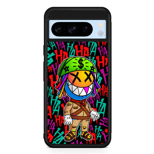 Always Happy Smiling Mask Google Pixel 8 Pro Case | Slim Rubber Case for Google Pixel 8 Pro