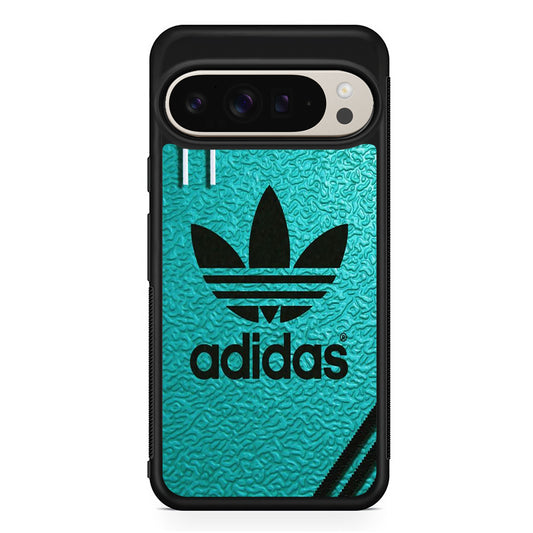 Adidas Blue Abstract Strap Google Pixel 9 Pro Case | Slim Protective Cover