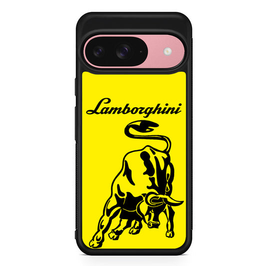 Lamborghini Word Icon Google Pixel 9 Case | Google Pixel 9 Protective Rubber Case