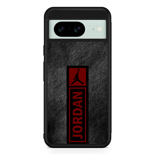 Air Jordan Grey Abstract Google Pixel 8 Case | Durable Protective Cover for Google Pixel 8