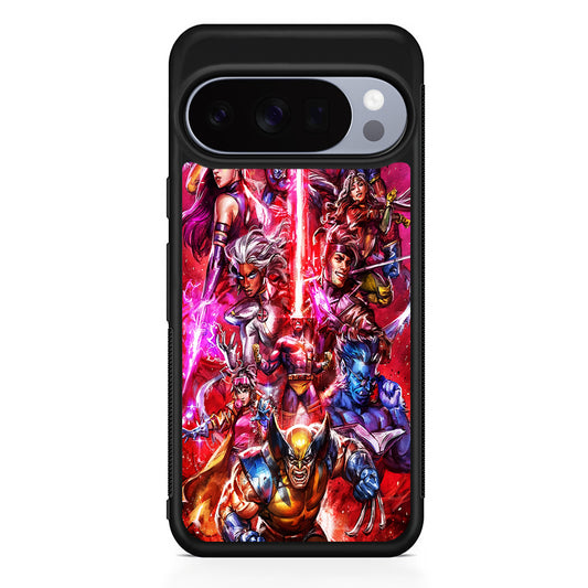 The X-Men vs Magneto Art Google Pixel 10 Pro Case | Slim Google Pixel 10 Pro Rubber Case