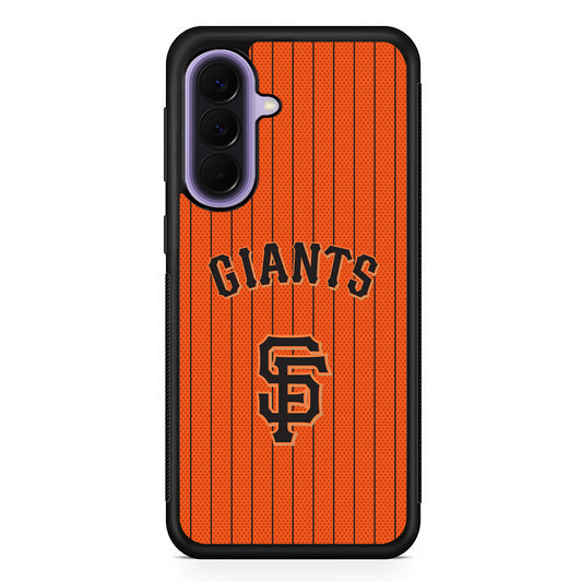 MLB San Francisco Giants Logo Samsung Galaxy A57 Case | Slim Samsung Galaxy A57 Rubber Case