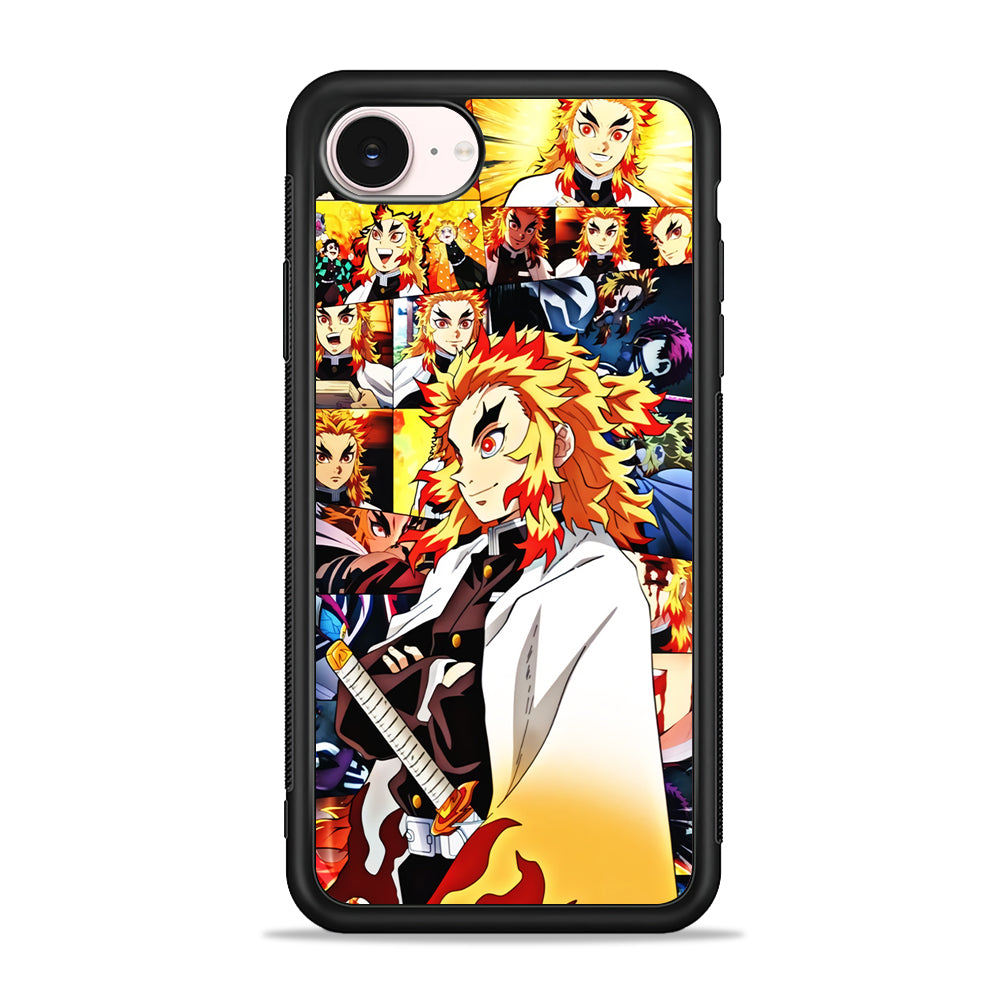 Rengoku Kyojuro Part of Momment iPhone 17e Case - Silicone Case