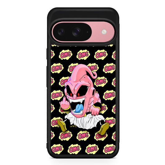 Kid Buu OMG Word Patern Google Pixel 9 Case | Google Pixel 9 Protective Rubber Case