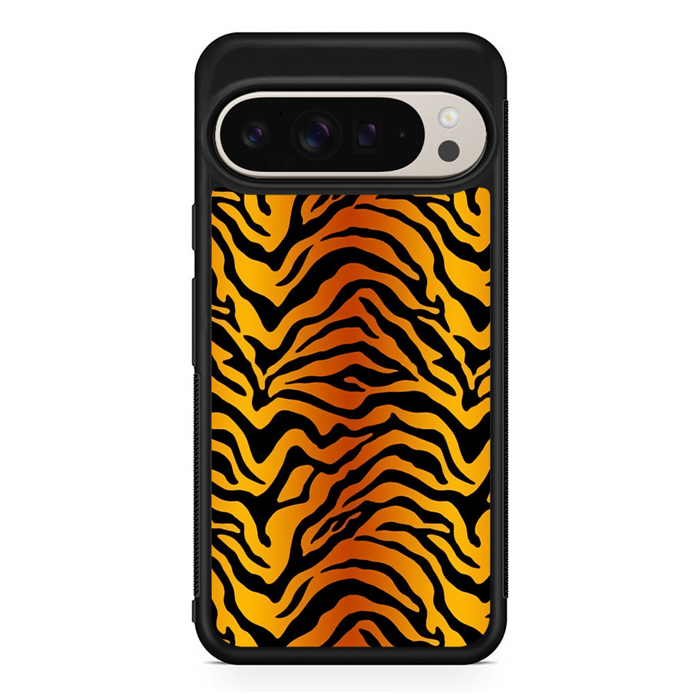 Tiger Stripe Skin Pattern Google Pixel 9 Pro Case | Slim Protective Cover