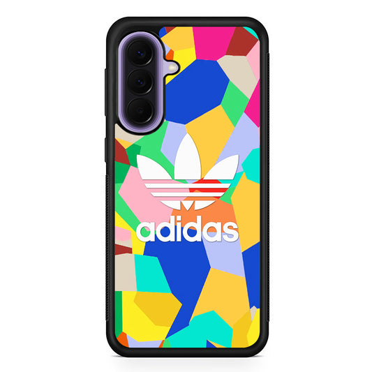 Adidas White on Canvas Samsung Galaxy A57 Case | Slim Samsung Galaxy A57 Rubber Case
