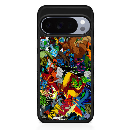 Ben 10 All The Alien Google Pixel 10 Pro Case | Slim Google Pixel 10 Pro Rubber Case