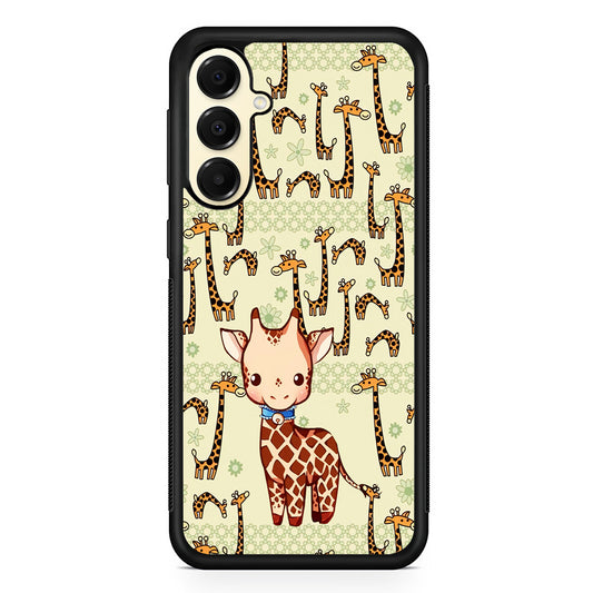Baby Giraffe Adventure Ground Samsung Galaxy A16 Case | Slim Rubber Samsung Galaxy A16 Case