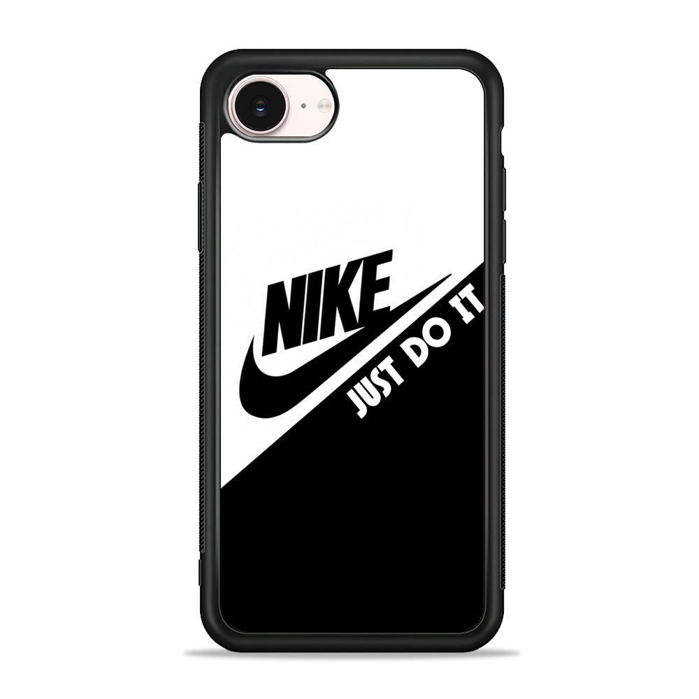 Nike White Black Combination iPhone 17e Case - Silicone Case