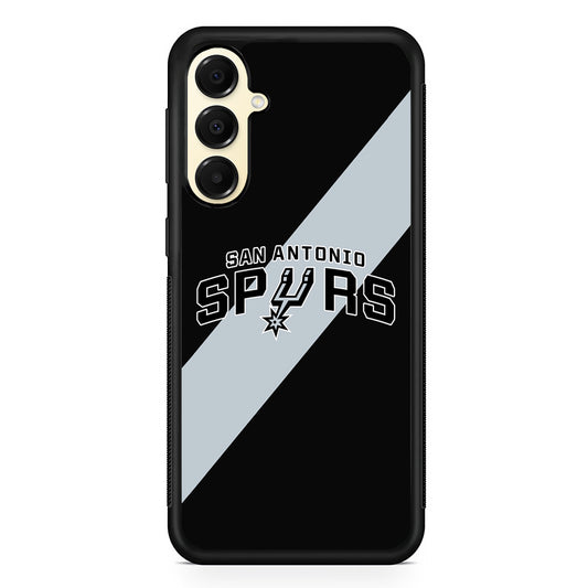 NBA San Antonio Spurs Stripe Samsung Galaxy A16 Case | Slim Rubber Samsung Galaxy A16 Case
