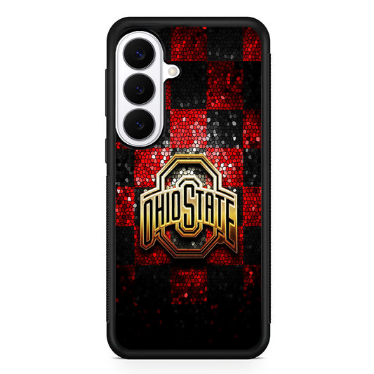 Ohio State Red Black Glitter Samsung Galaxy S26 Plus Case | Slim Protective Cover for Samsung Galaxy S26 Plus