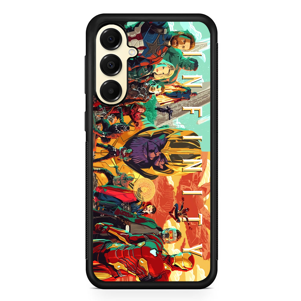 Avenger Infinity All Character Samsung Galaxy A16 Case | Slim Rubber Samsung Galaxy A16 Case