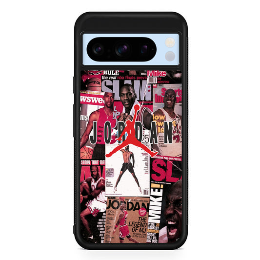 Air Jordan Magazine Collection Google Pixel 8 Pro Case | Slim Protective Cover