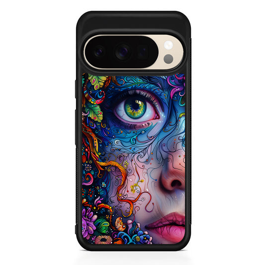 The Flower Fairy Girl Face Google Pixel 10 Pro XL Case | Slim Google Pixel 10 Pro XL Protective Case