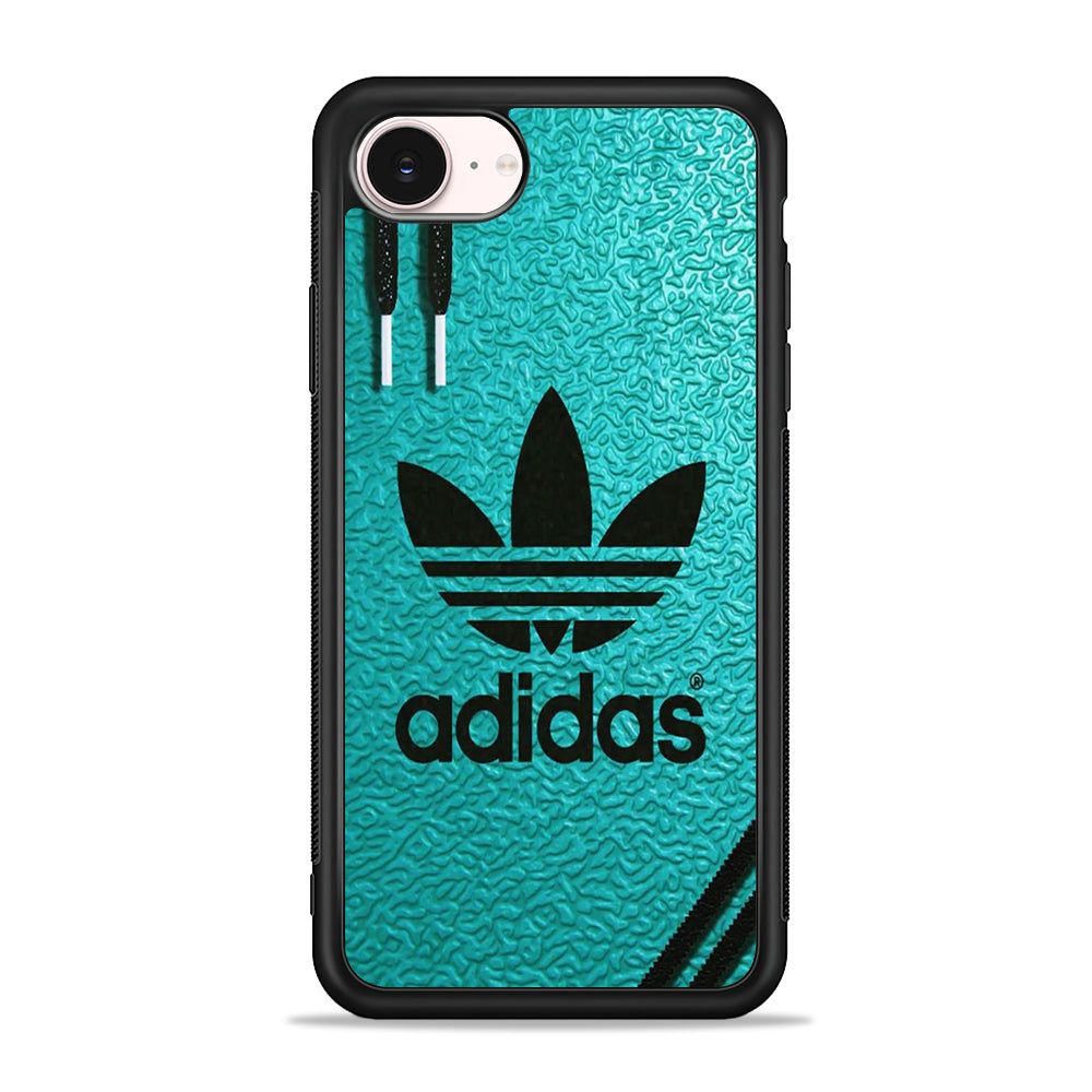 Adidas Blue Abstract Strap iPhone 17e Case - Silicone Case