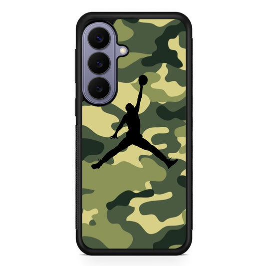 Jordan Camo Fighter Samsung Galaxy S26 Case | Slim Protective Rubber Case for Samsung S26
