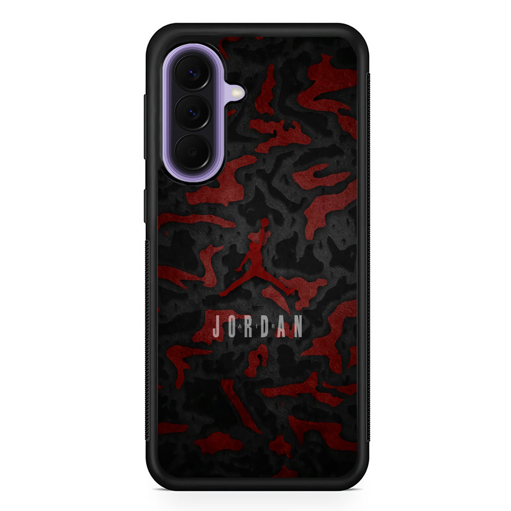 Air Jordan Red Rock Gradation Samsung Galaxy A57 Case | Slim Samsung Galaxy A57 Rubber Case