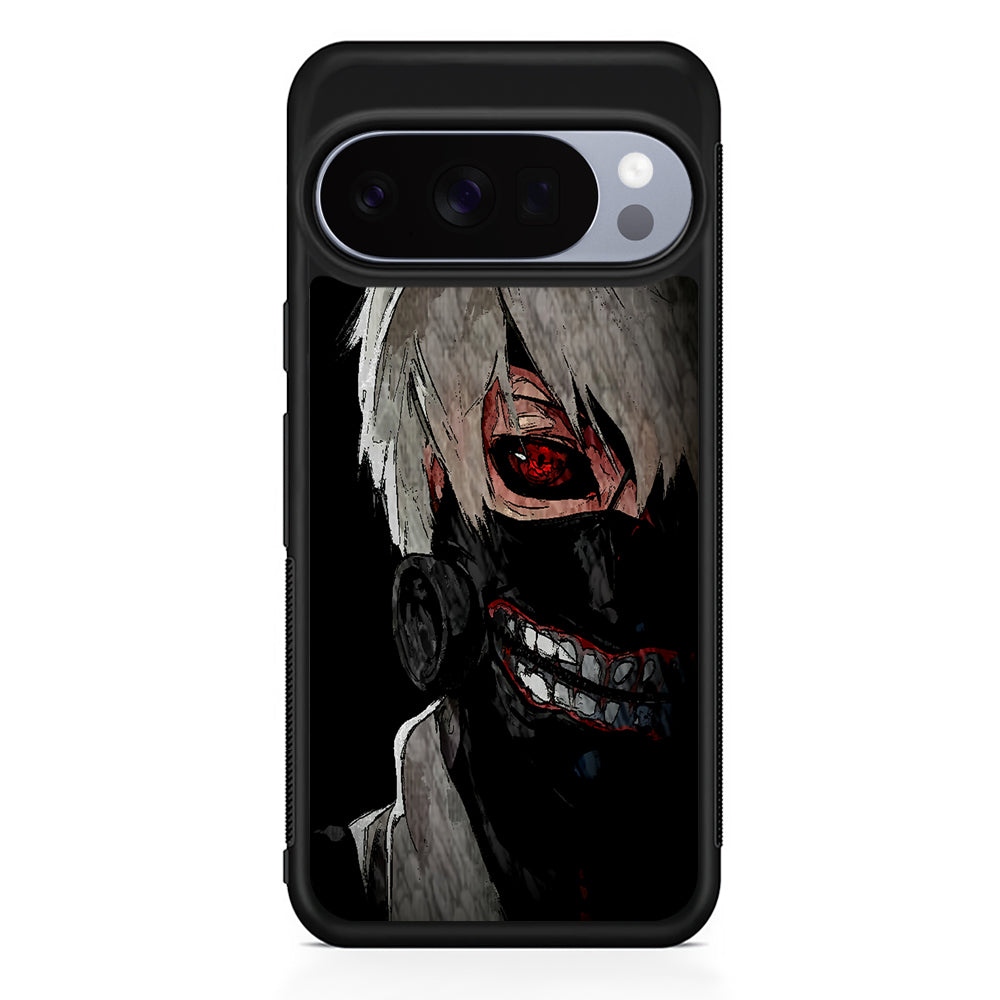 Tokyo Ghoul Ken Kaneki Anime Google Pixel 10 Pro Case | Google Pixel 10 Rubber Protective Case