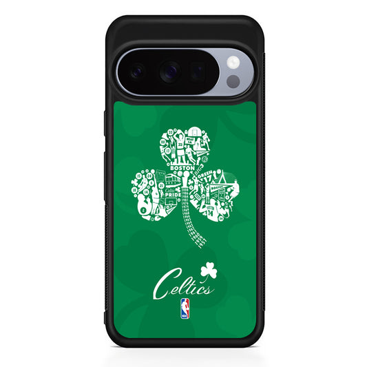 NBA Boston Celtics Logo Google Pixel 10 Pro Case | Slim Google Pixel 10 Pro Rubber Case