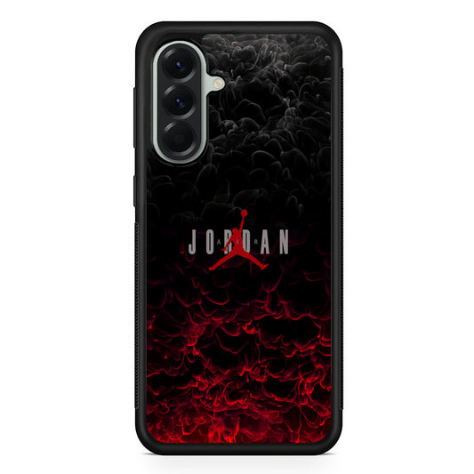 Air Jordan Light The Smoke Samsung Galaxy A56 Case | Samsung Galaxy A56 Rubber Protective Case