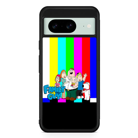 Family Guy Colorful Google Pixel 8 Case | Durable Protective Cover for Google Pixel 8