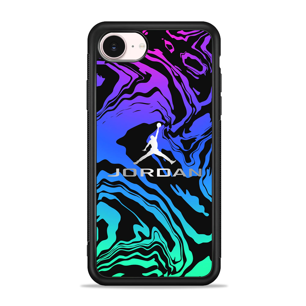 Air Jordan Silver Gradation iPhone 17e Case - Silicone Case