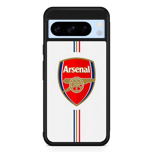 Arsenal Emblem Stripe Line Google Pixel 8 Pro Case | Slim Rubber Case for Google Pixel 8 Pro