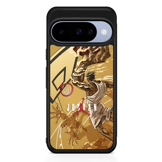 Air Jordan Golden Chance Google Pixel 10 Case | Google Pixel 10 Rubber Protective Case