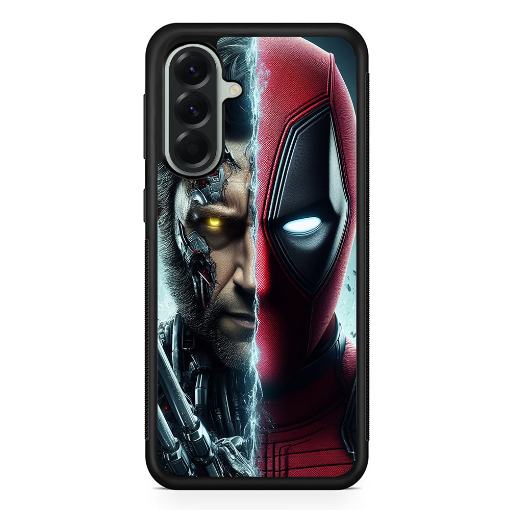 Deadpool and Wolverine Cooperation Samsung Galaxy A56 Case | Samsung Galaxy A56 Protective Rubber Case