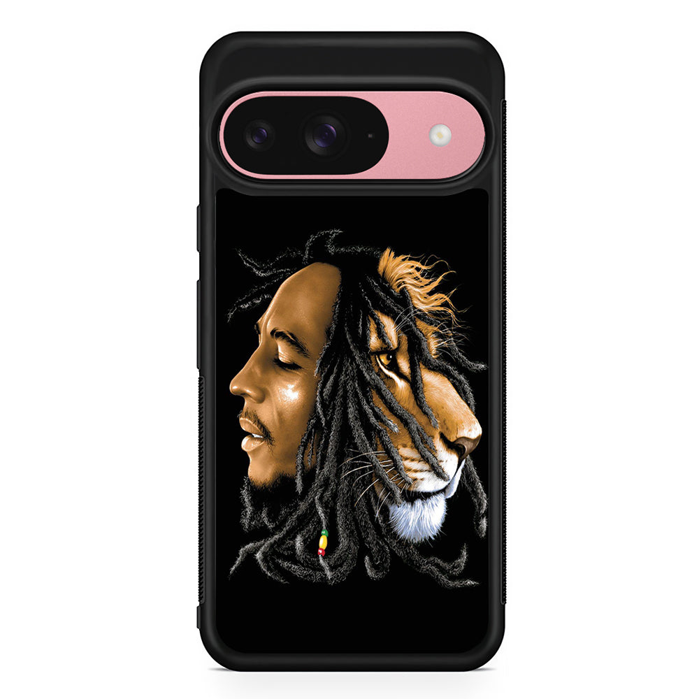 Bob Marley Lion Art Google Pixel 9 Case | Google Pixel 9 Protective Rubber Case