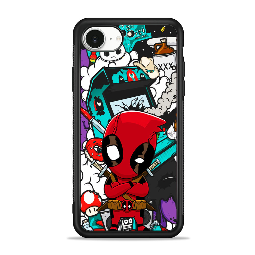 Deadpoll Destroy Game Station iPhone 16e Case | Protective Phone Cover