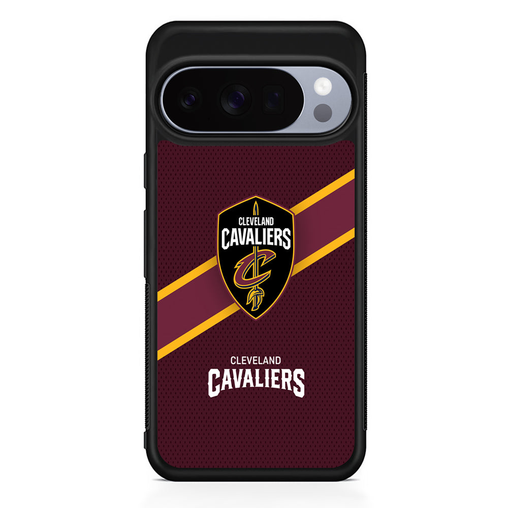 NBA Cleveland Cavaliers Logo Google Pixel 10 Pro Case | Google Pixel 10 Rubber Protective Case