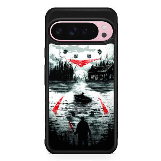 Friday the 13th Silhouette Mask Google Pixel 9 Pro XL Case | Protective Cover