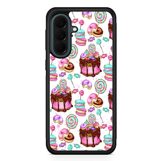 Delicious Donuts Cakes Candy Samsung Galaxy A37 Case | Samsung Galaxy A37 Rubber Phone Case