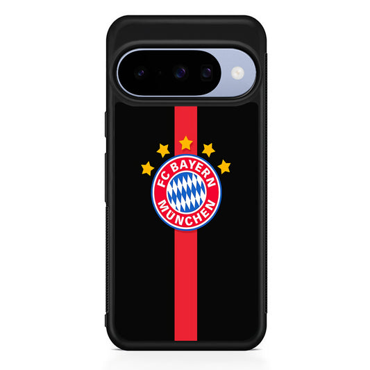 Bayern Munchen Stripe Red Google Pixel 10 Case | Google Pixel 10 Rubber Protective Case