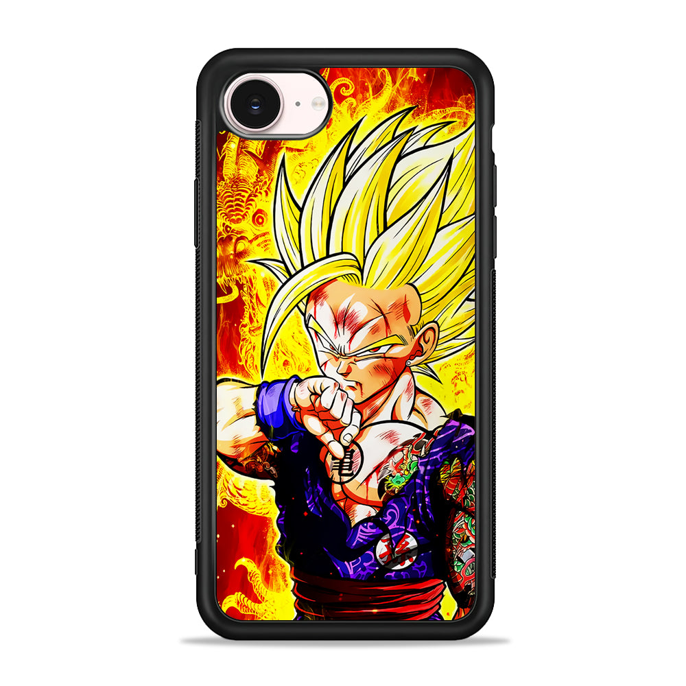 Gohan Super Saiyan 2 iPhone 17e Case - Silicone Case