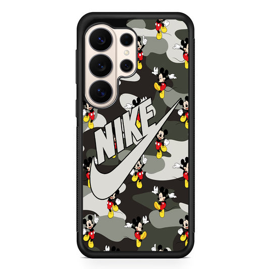 Nike Mickey Camo Samsung Galaxy S26 Ultra Case | Slim Everyday Protection for Galaxy S26 Ultra