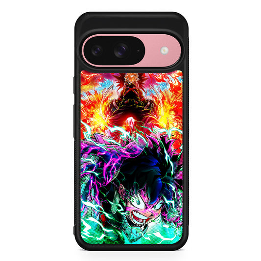My Hero Academia Izuku and Friends Google Pixel 9 Case | Google Pixel 9 Protective Rubber Case