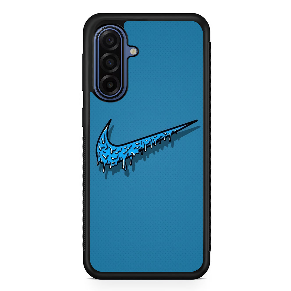 Nike Logo Paint Drop Samsung Galaxy A17 Case | Samsung Galaxy A17 Protective Rubber Case