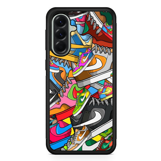Nike Mix Shoes Samsung Galaxy A56 Case | Durable Samsung Galaxy A56 Cover