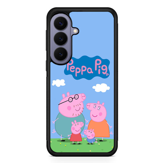Peppa Pig Family Samsung Galaxy S26 Case | Durable Rubber Case for Samsung Galaxy S26